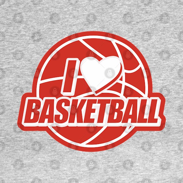 I Heart Basketball by Hayden Mango Collective 